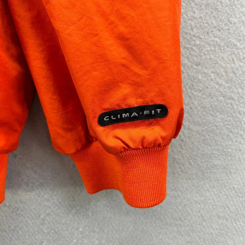 Clemson Tigers Nike Team Windbreaker Jacket Men M Orange Clima FIT Athletic Y2K